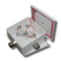 КМ-О (4к*6,0)-IP66-120х120, три ввода: Коробка монтажная огнестойкая