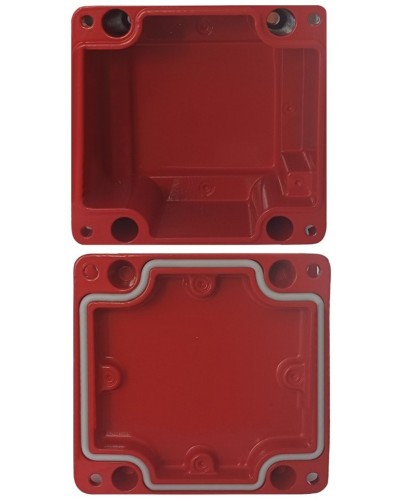 МКС Мороз, глухая, IP66/IP68, красный. Коробка коммутационная металлическая. Магнито-Контакт в Батайске