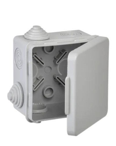 Коробка КМ 80х80х50 GENERICA (UKO31-080-080-050-K03-54G). Коробка распаячная для открытой проводки. GENERICA в Батайске