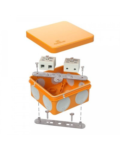 Коробка огнестойкая 80х80х40 (60-0210-FR10.0-4). Коробка огнестойкая для открытой установки. Промрукав в Батайске