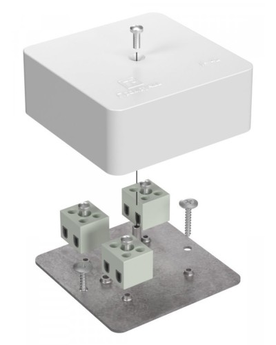 Коробка огнестойкая 75х75х30 (40-0450-FR1.5-6). Коробка огнестойкая для открытой установки. Промрукав в Батайске