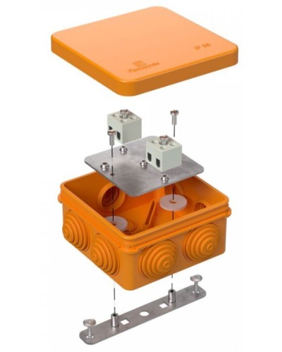 Коробка огнестойкая 80х80х40 (40-0210-FR1.5-4). Коробка огнестойкая для открытой установки. Промрукав в Батайске