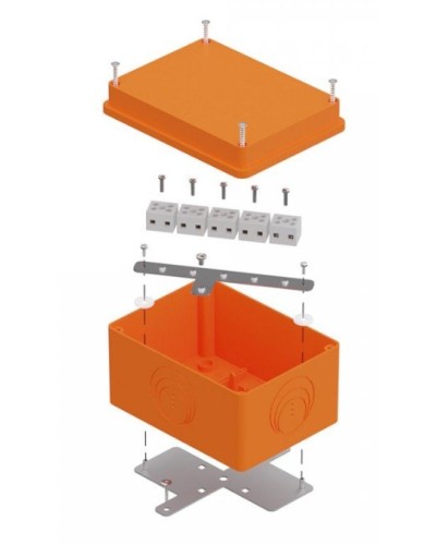 Коробка огнестойкая 150х110х90 E15-E120 для о/п (40-0351-FR1.5-10). Коробка огнестойкая для открытой установки. Промрукав в Батайске