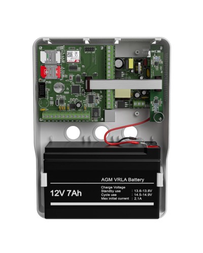 Mega v.5 LTE в корпусе (под АКБ 1,2-7 Ач с БРП 12V 2,5А). Панель охранная радиоканальная. Ритм в Батайске