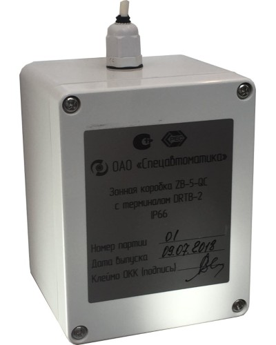 ZB-5-QC с DRTB-2 исп.01. Монтажная зонная коробка. Спецавтоматика, Москва в Батайске