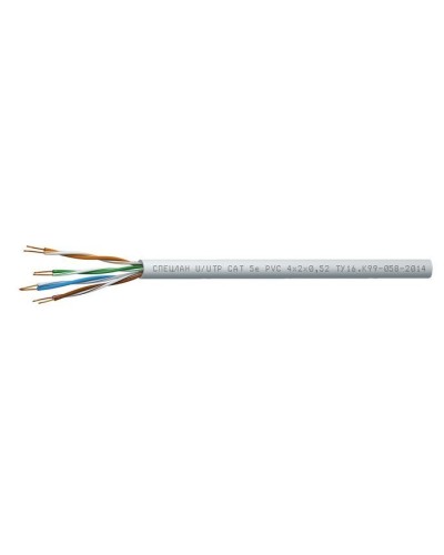 СПЕЦЛАН U/UTP Cat 5e PVC 4х2х0,52. Кабель «витая пара» (LAN) для структурированных систем связи. Спецкабель в Батайске